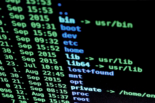 Computer screen showing code