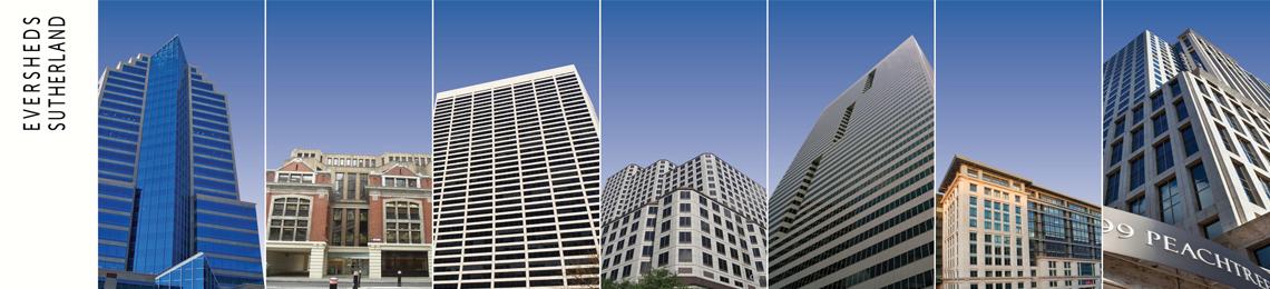 composite photo of skyscrapers