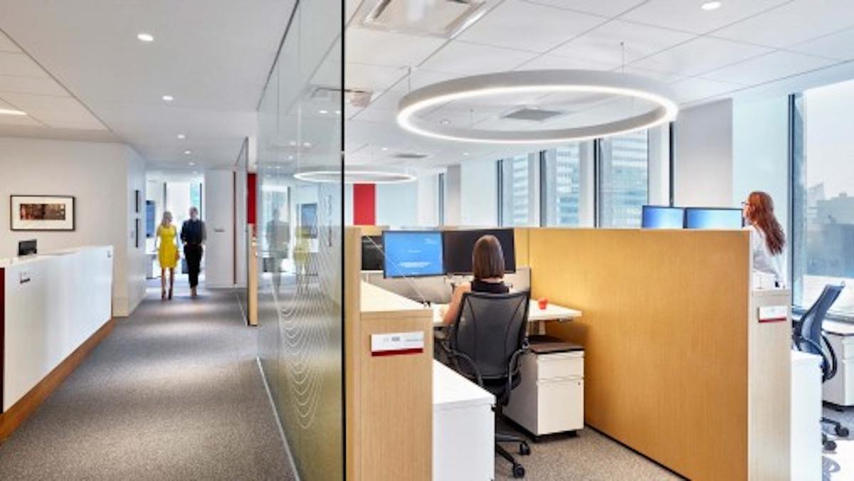 office with workstations