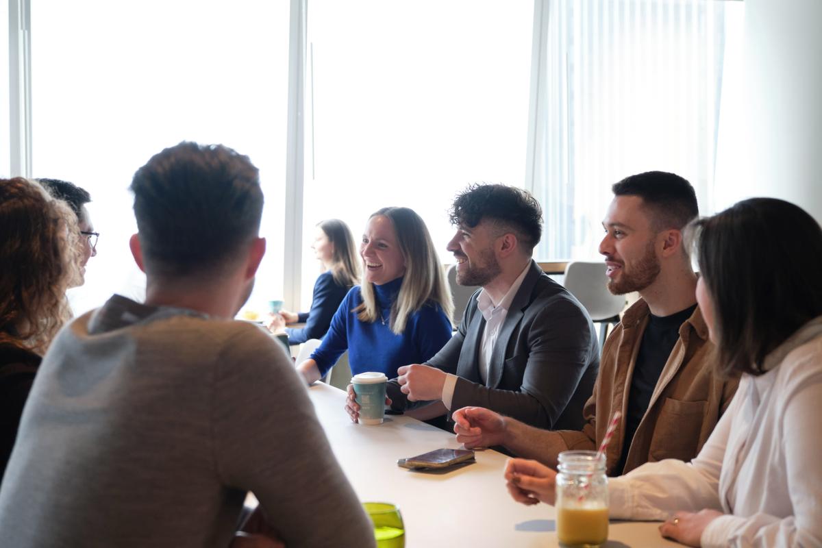 people in a conference room