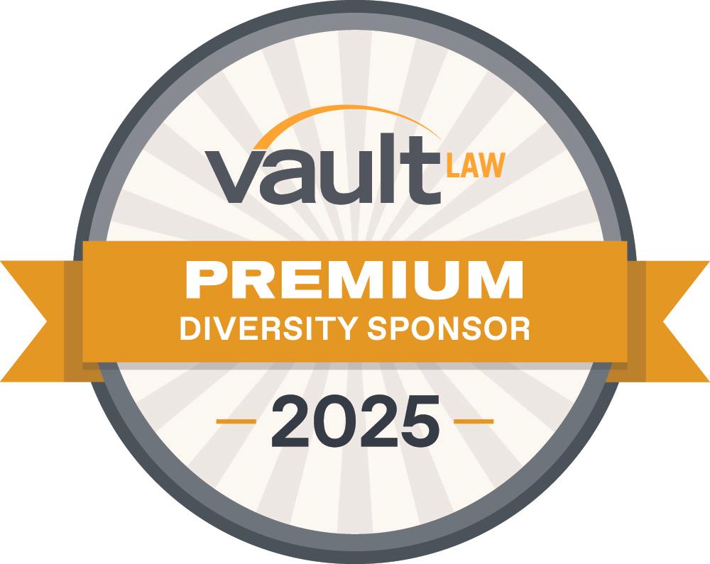 Vault Law Premium Diversity Sponsor Seal 2025